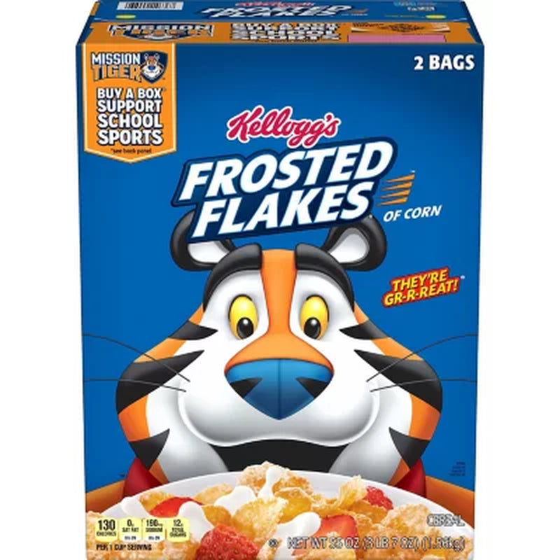 Frosted Flakes Breakfast Cereal, 55 Oz.