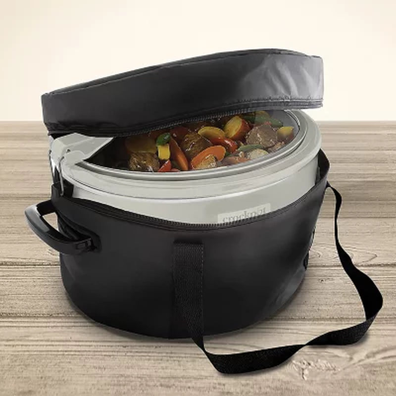 Crock-Pot 7-Quart Cook and Carry Programmable Slow Cooker with Carry Bag