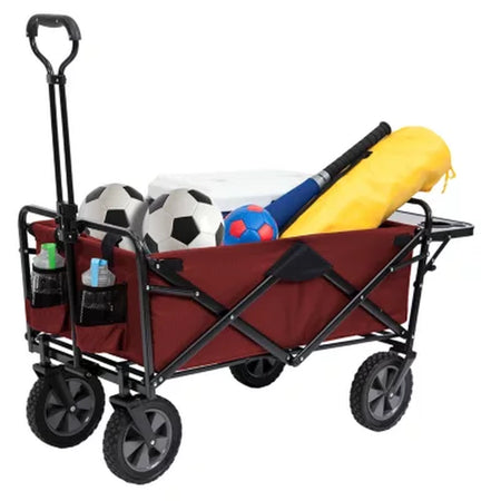 Mac Sports Folding Wagon with Table, Assorted Colors