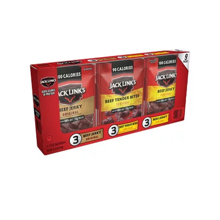 Jack Link'S Variety Pack Beef Jerky, 1.25 Oz., 9 Pk.