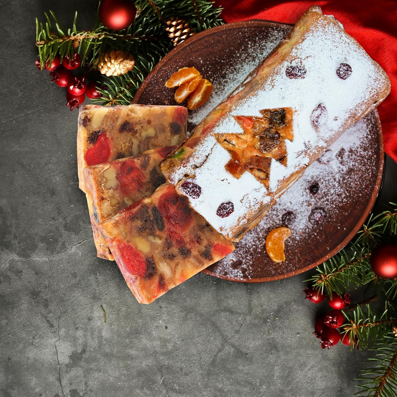 Old Fashion  3-1 Lb. Dark Recipe Loaves - Individually Wrapped for Freshness in Our Signature Red-White Carton - 3-Pack