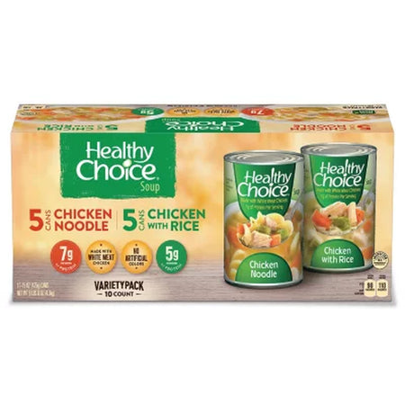 Healthy Choice Soup Variety Pack, 15 Oz., 10 Pk.