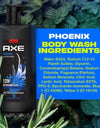 AXE Phoenix Body Wash for Men with Pump, 28 Fl. Oz., 2 Pk.