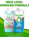 Orgain 20G Plant Based Protein Shake, Chocolate 11 Fl. Oz. 12 Pk.