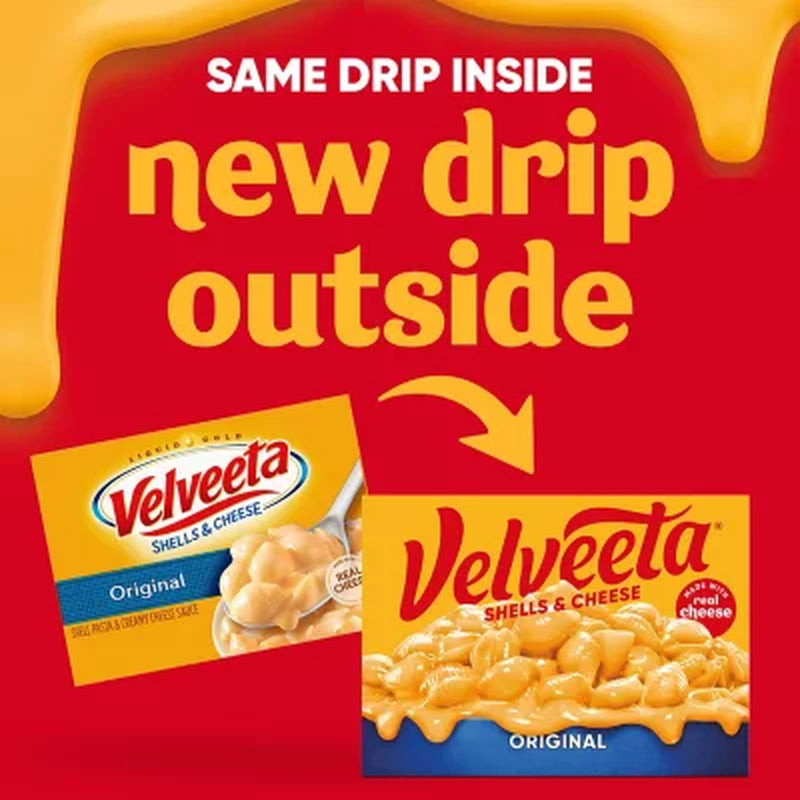 Velveeta Shells and Cheese Original Mac and Cheese Meal 12 Oz., 8 Ct.