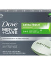 Dove Men+Care Body and Face Bar Soap, Extra Fresh, 3.75 Oz., 14 Ct.