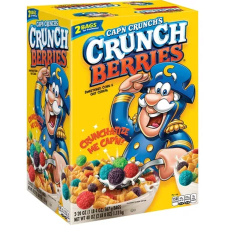 Cap'N Crunch'S Crunch Berries Cereal 40 Oz.