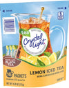 Crystal Light Lemon Iced Tea Naturally Flavored Powdered Drink Mix 16 Ct.