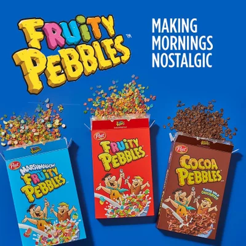 Fruity Pebbles Cereal, 38 Oz.