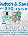 Member'S Mark Premium Baby Wipes, Refreshing Clean Scent, 12 Pk., 1152 Wipes