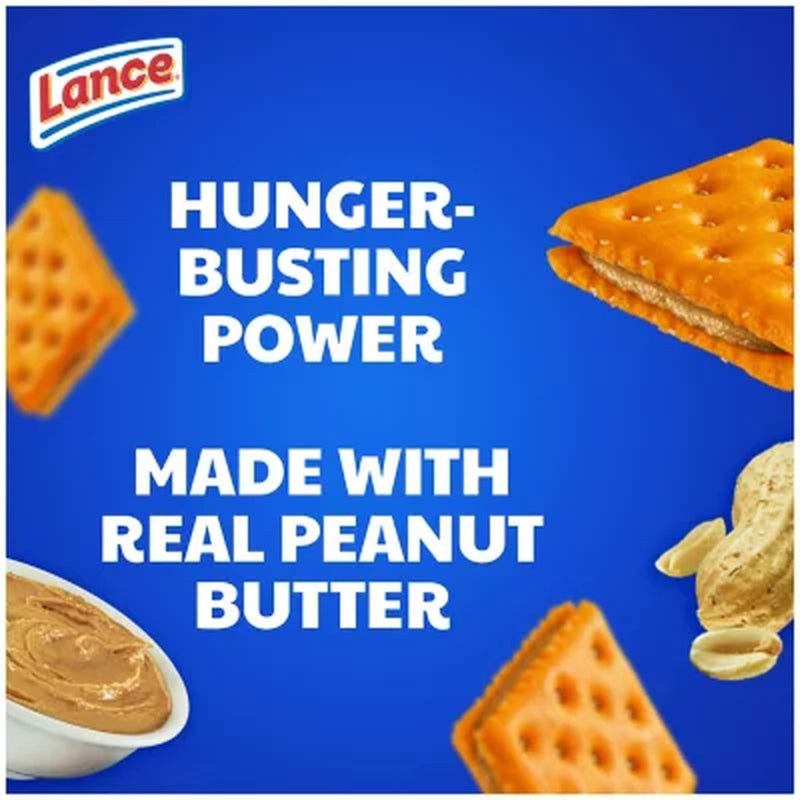 Lance Toastchee Peanut Butter Crackers, 1.52 Oz., 40 Pk.