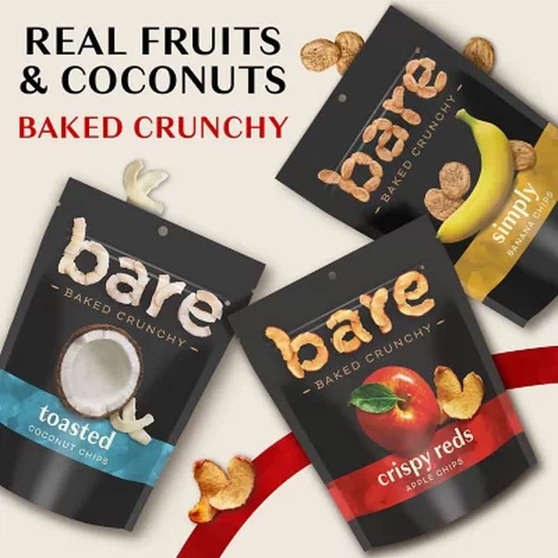 Bare Baked Crunchy Variety Pack Chips, 0.53 Oz., 18 Pk.