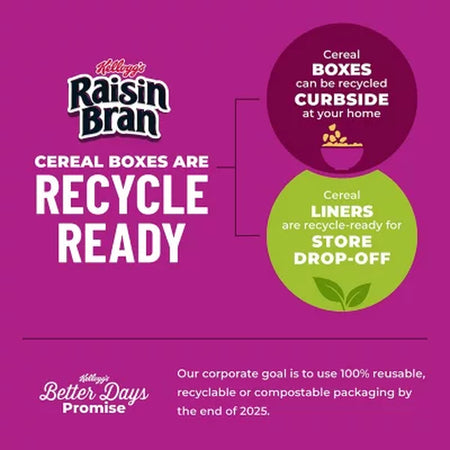 Raisin Bran Cereal, 76.5 Oz.