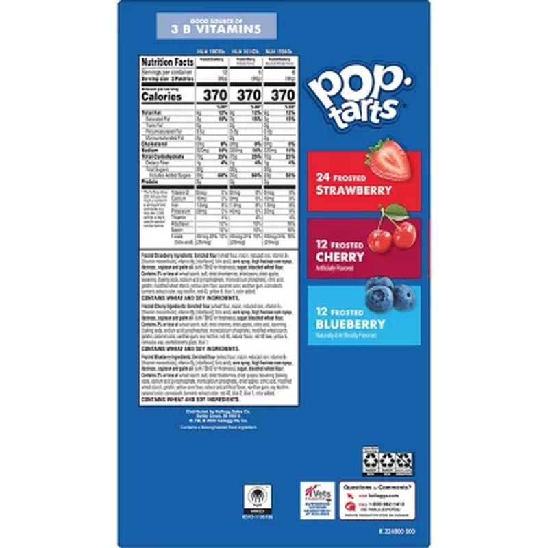 Pop-Tarts Frosted Variety Pack, 48 Ct.