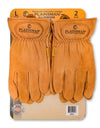 Plainsman Premium Cabretta Brown Leather Gloves 2 Pairs