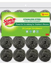 Scotch-Brite Stainless Steel Extra Large Scrubbers,16 Ct.