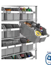 Seville Classics Extra Wide 7-Tier NSF 21-Bin Rack, 48" W X 14" D X 56" H