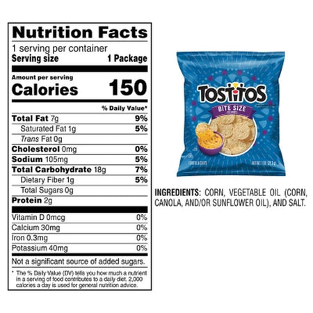 Tostitos Chips & Dip Mix, Variety Pack Snacks, 26 Pk.