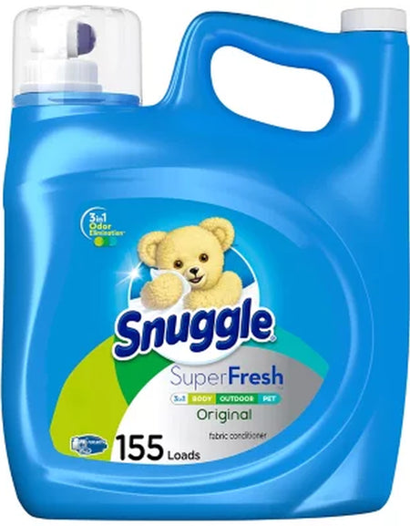 Snuggle plus Superfresh Liquid Fabric Softener 164 Fl. Oz., 155 Loads
