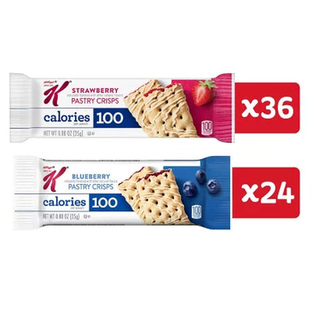 Special K Pastry Crisps, Strawberry and Blueberry 60 Ct.