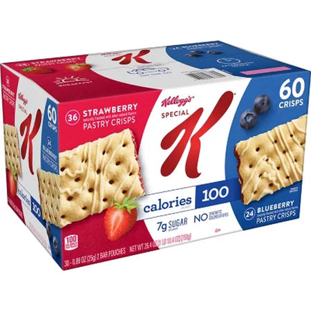 Special K Pastry Crisps, Strawberry and Blueberry 60 Ct.