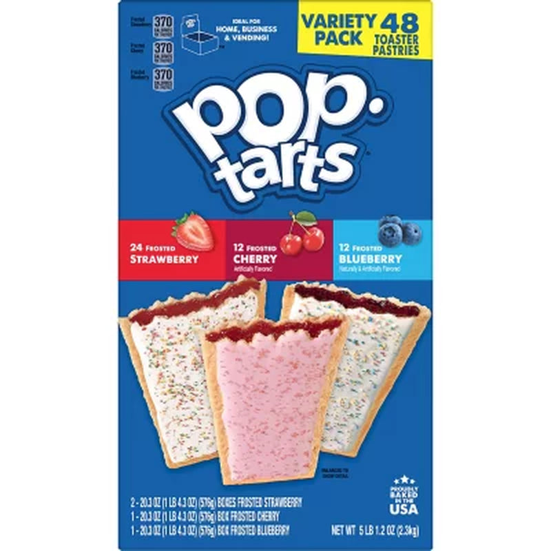 Pop-Tarts Frosted Variety Pack, 48 Ct.