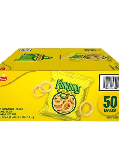 Funyuns Onion Rings Snacks, 0.75 Oz., 50 Ct.