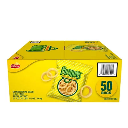 Funyuns Onion Rings Snacks, 0.75 Oz., 50 Ct.