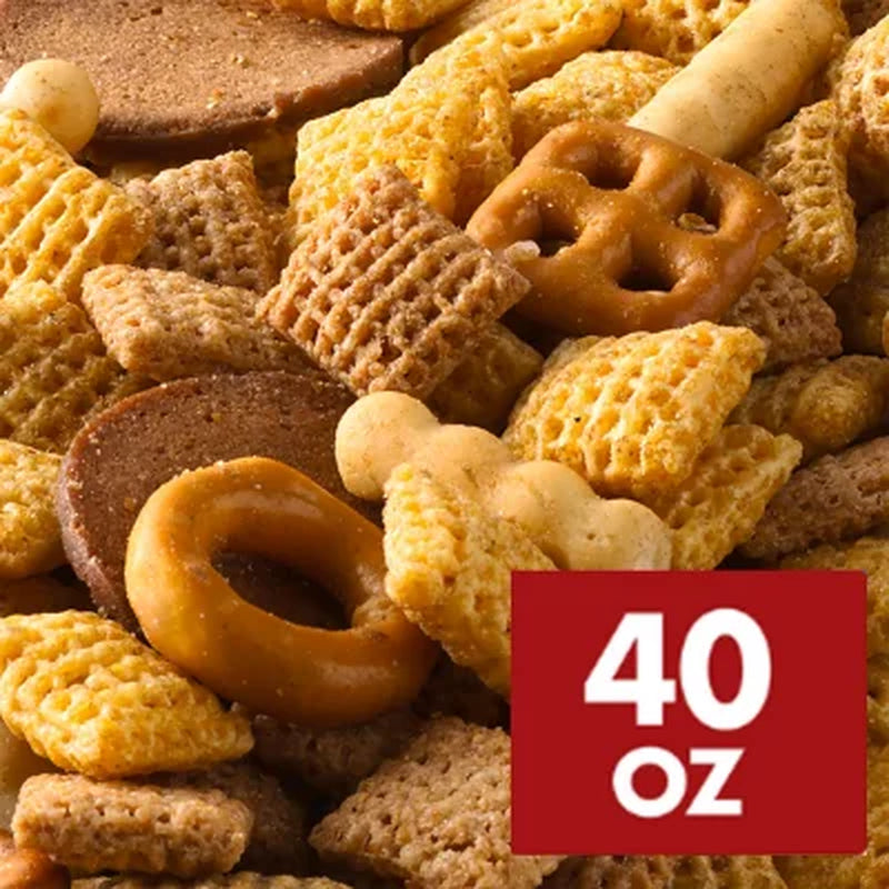 Chex Mix Traditional Savory Snack Mix, 40 Oz.