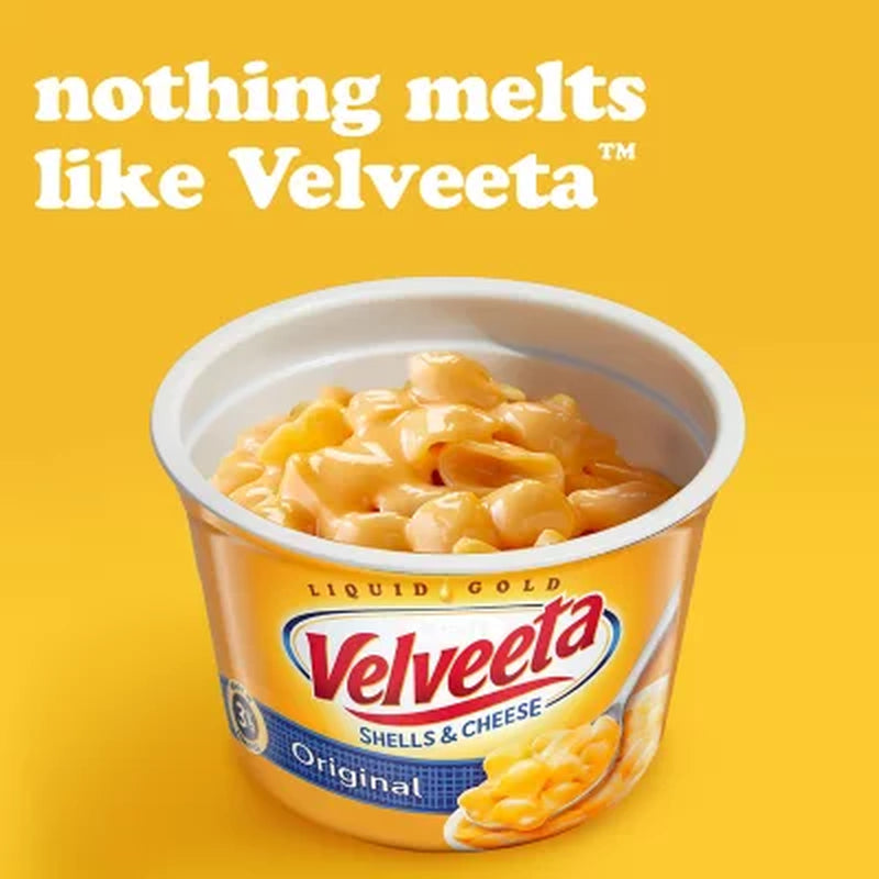 Velveeta Shells and Cheese Original Microwavable Sauce Cups, 12 Ct.