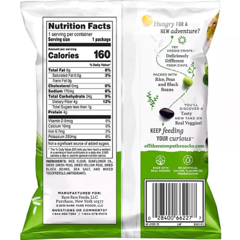 Off the Eaten Path Variety Pack Veggie Crisps, 1.25 Oz., 26 Pk.