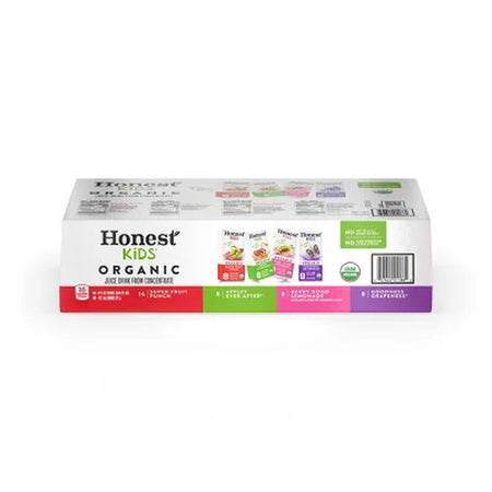 Honest Kids Organic Fruit Juice Drink Boxes Variety Pack 6 Oz., 40 Pk.