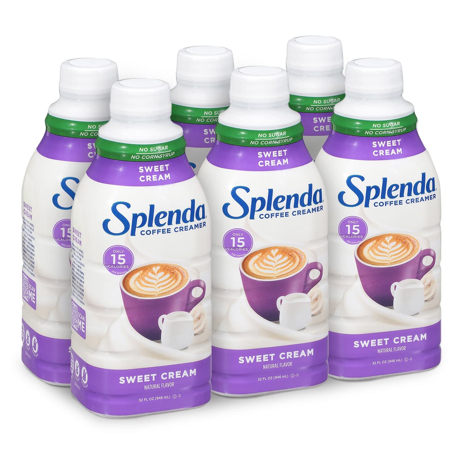 Sugar Free Hazelnut Coffee Creamer, 32 Fl Oz (Pack of 6)