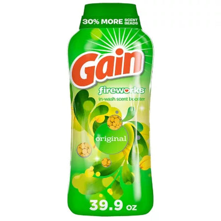 Gain Fireworks In-Wash Scent Booster Beads, Original Scent, 39.9 Oz