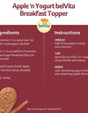 Belvita Cinnamon Brown Sugar Breakfast Biscuits, 25 Pk., 4 Biscuits per Pack