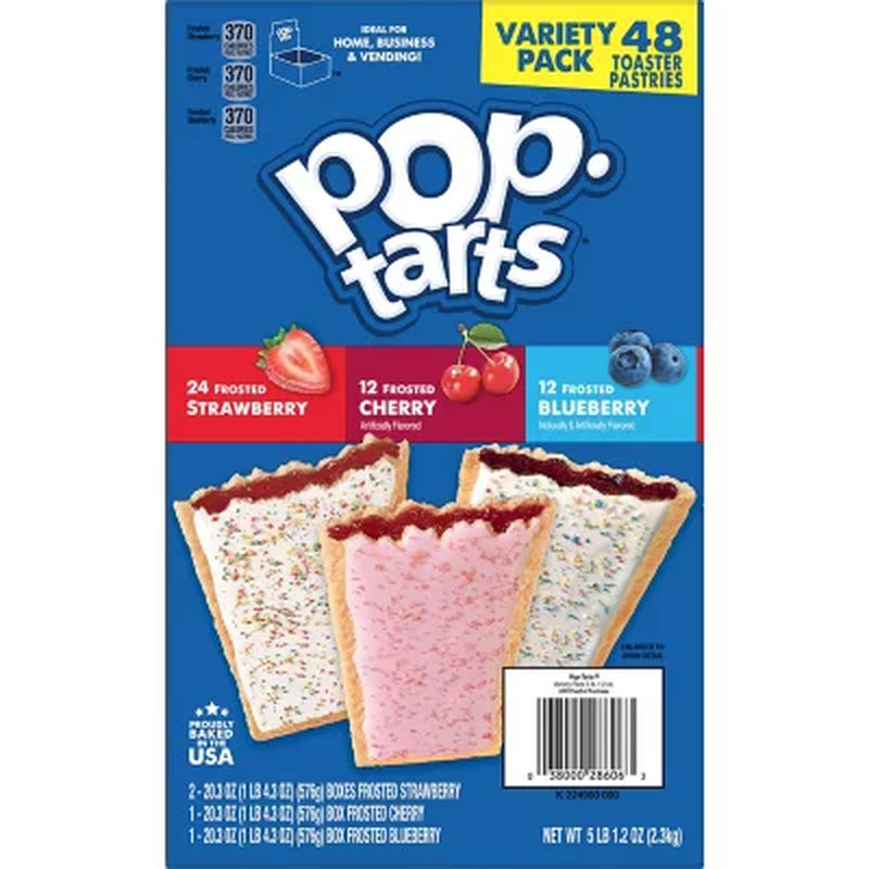 Pop-Tarts Frosted Variety Pack, 48 Ct.