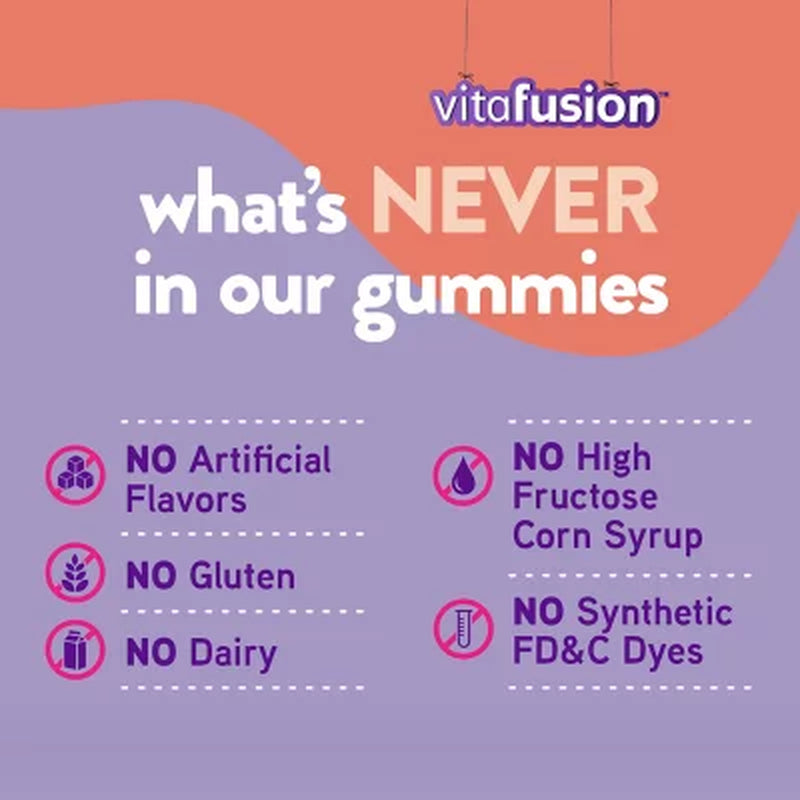 Vitafusion Fiber Well Gummies, 5G Fiber, 220 Ct.