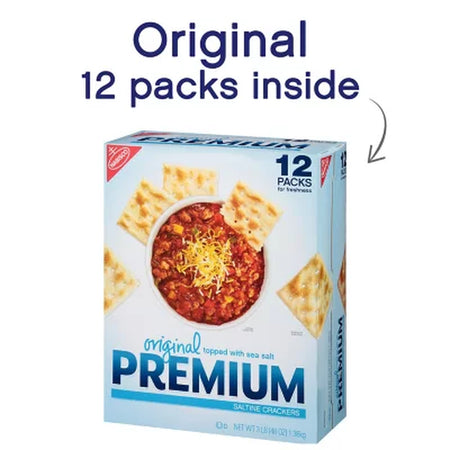 Premium Original Saltine Crackers, 4 Oz., 12 Pk.