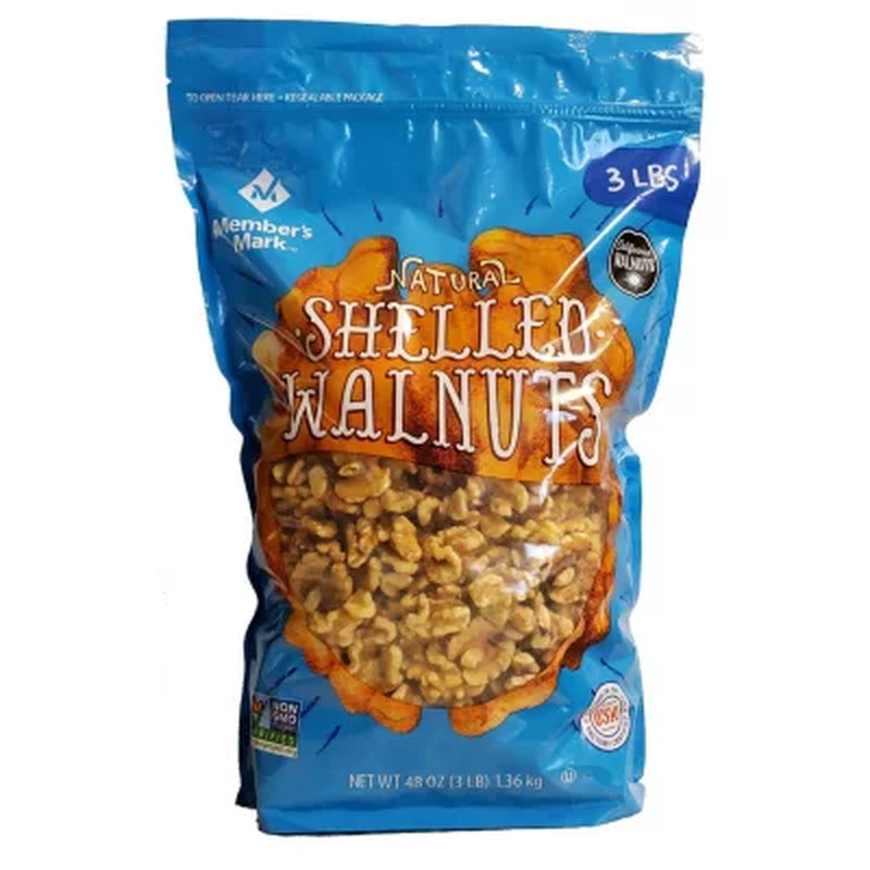 Member'S Mark Natural Shelled Walnuts 3 Lbs - FREE SHIPPING