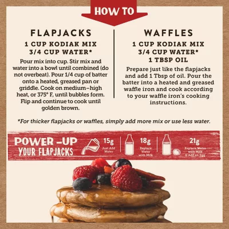 Kodiak Cakes Power Cakes Flapjack and Waffle Mix 72 Oz.