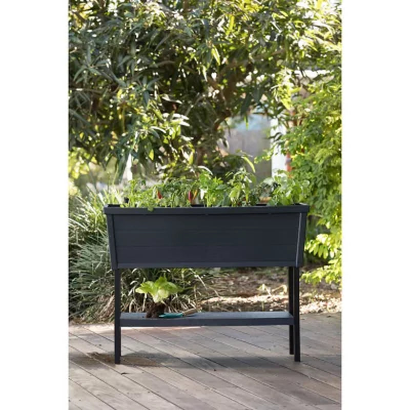 Keter XL Urban Bloomer Resin Elevated Planter Raised Garden Bed