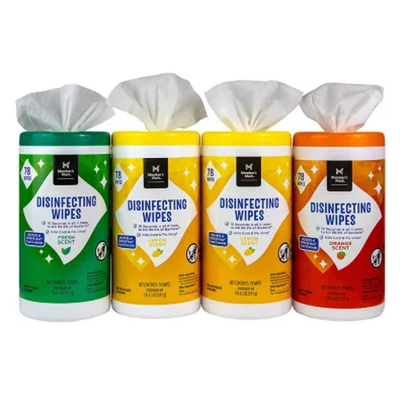 Member'S Mark Disinfecting Wipes, Variety Pack, 4 Pk., 312 Ct.