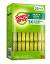 Scotch-Brite Heavy Duty Scrub Sponges, Individually Wrapped 24 Ct.