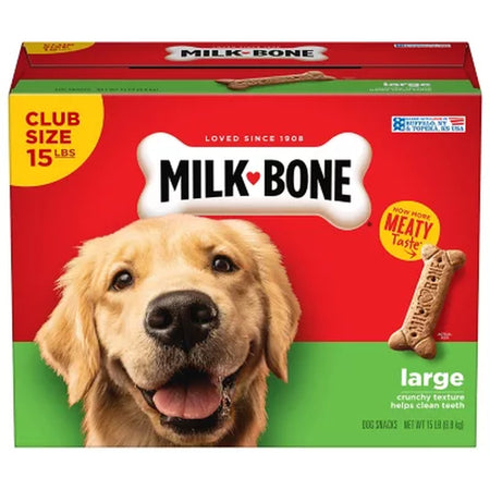 Milk-Bone Original Large Crunchy Dog Treat Biscuits 240 Oz.