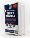 Member'S Mark 100% Cotton Terry Towels, 14" X 17", 60 Ct.