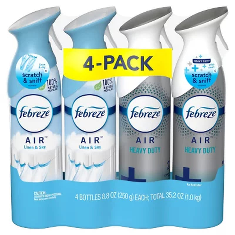 Febreze Air Effects Air Freshener Spray, 4 Pk., Choose Scent