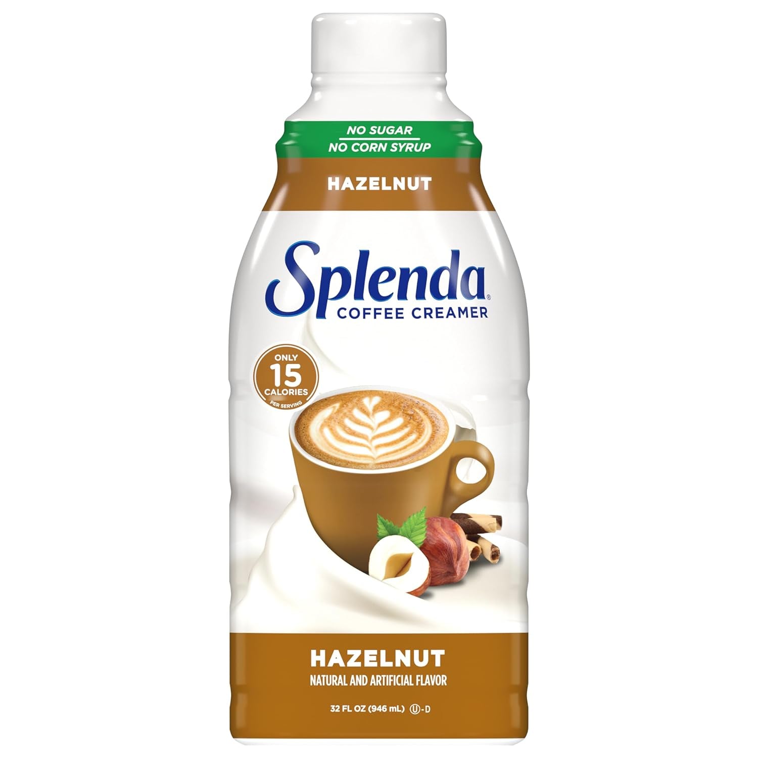 Sugar Free Hazelnut Coffee Creamer, 32 Fl Oz (Pack of 6)