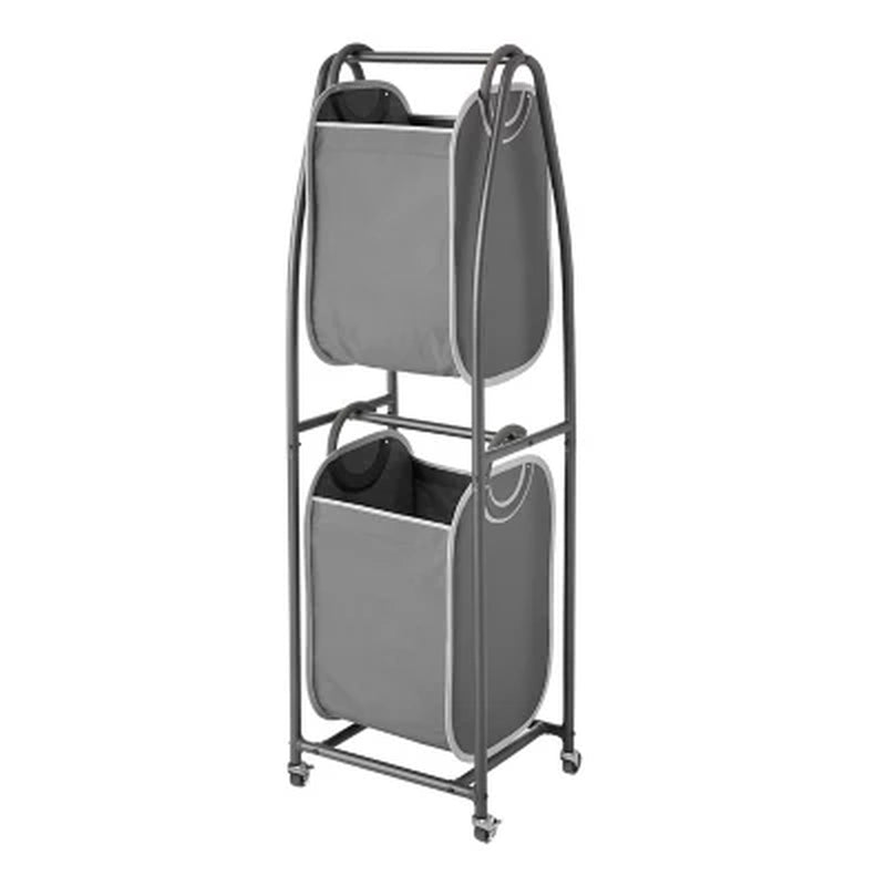 Neatfreak 2-Tier Rolling Vertical Laundry Sorter