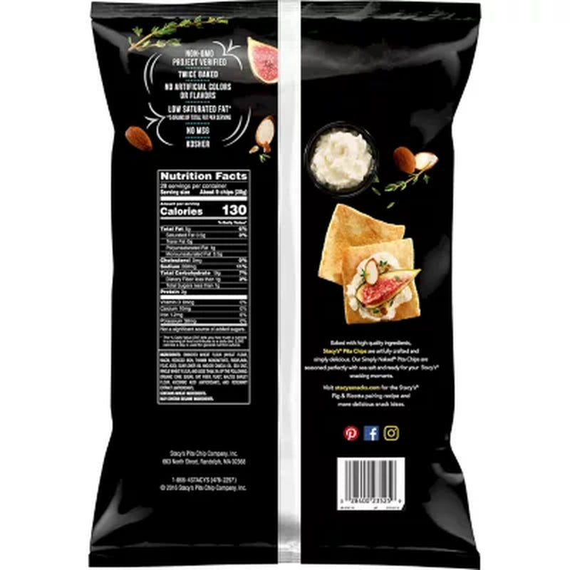 Stacy'S Pita Chips Simply Naked, 28 Oz.