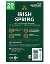 Irish Spring Bar Soap, Original Clean - 4 Oz., 20 Ct.